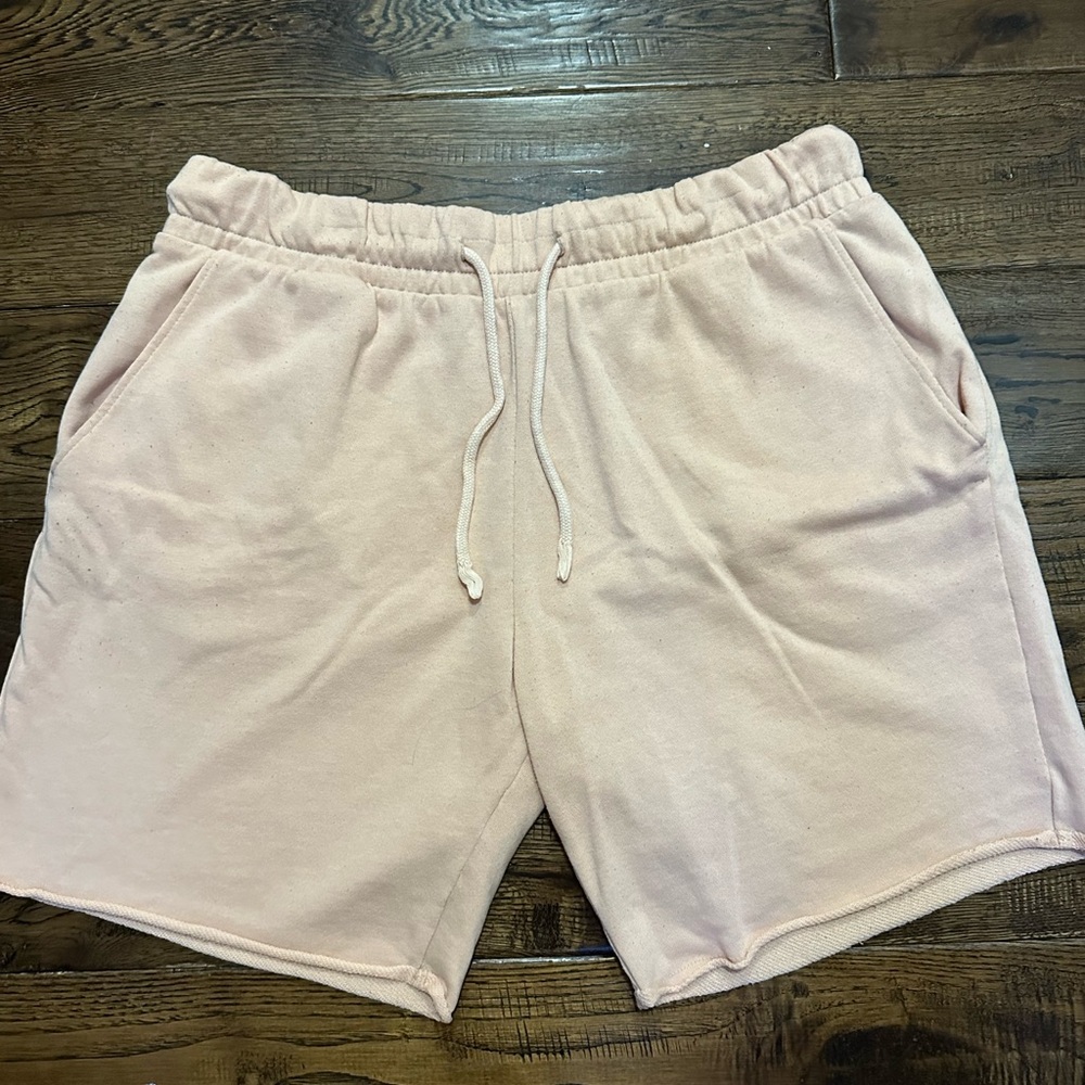 H&M Peach Athletic Shorts with Elastic Waistband
